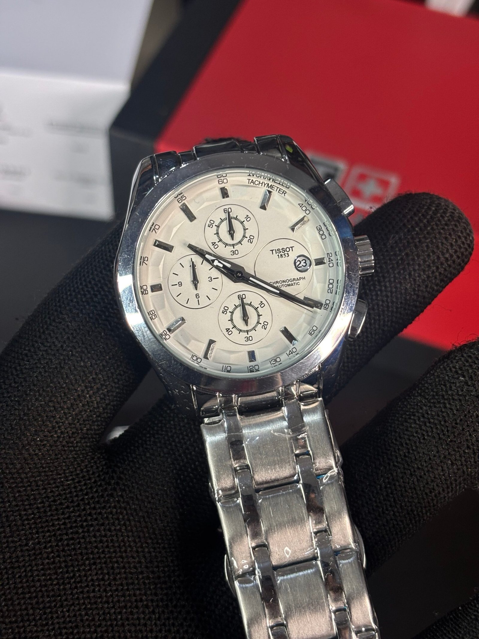 Tissot 1853 Couturier Silver White