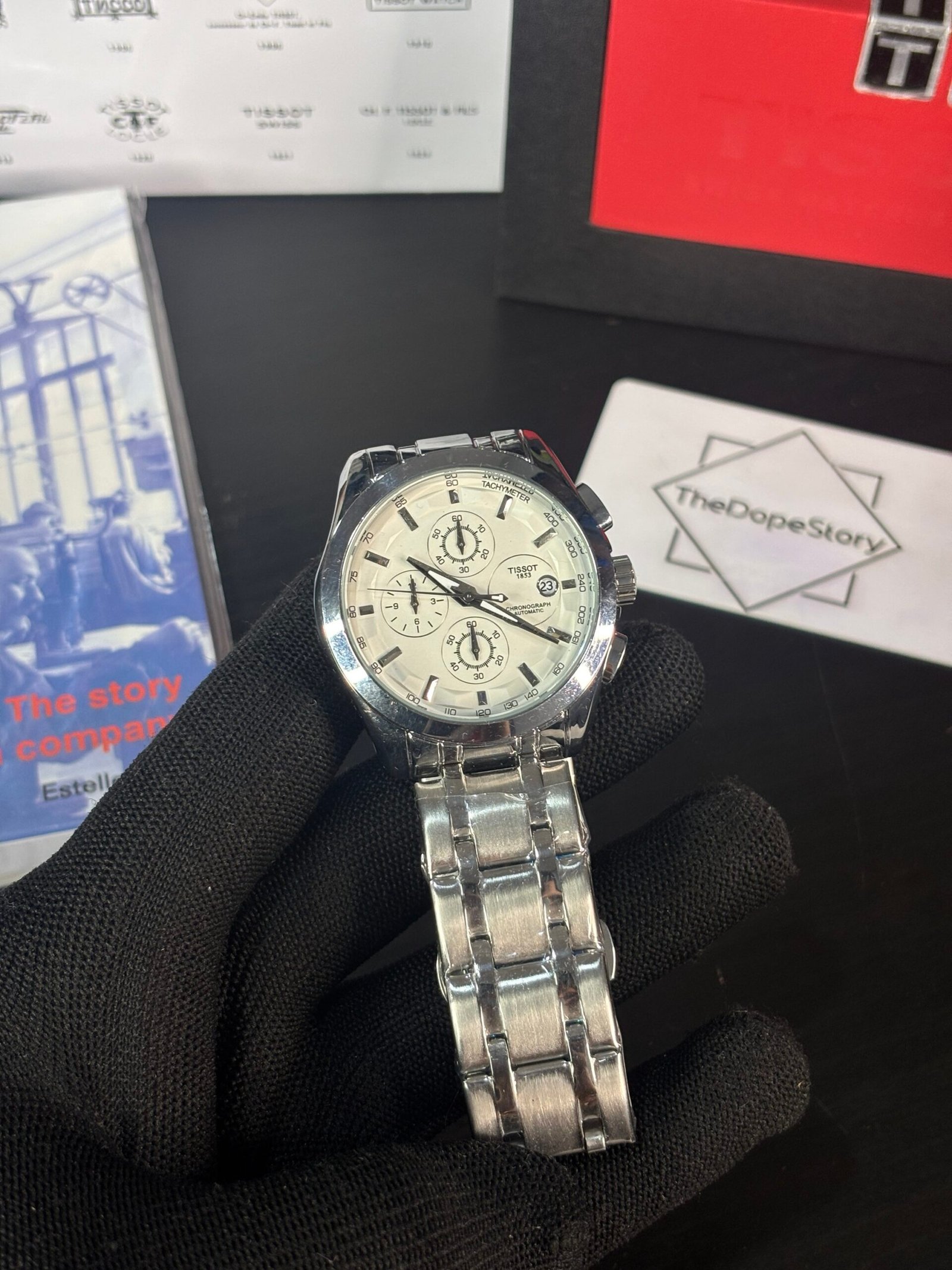 Tissot 1853 Couturier Silver White - Image 6