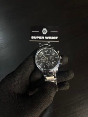 Emporio Armani AR2434 Classic Sliver-Black