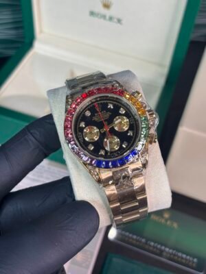 Rolex Oyster Perpetual Rainbow diamond