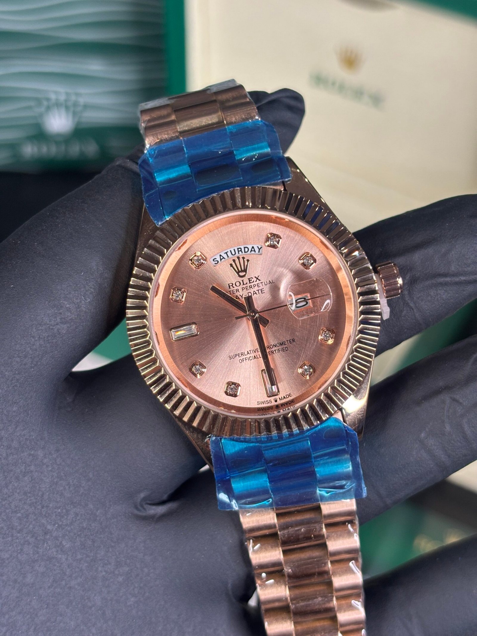 Rolex Day Date 40 Rose Gold Jubilee - Image 3
