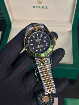 Rolex GMT Master ll Black-Green Bezel Two Tone
