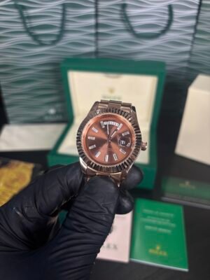 Rolex Oyster Perpetual Day-Date 40 Copper-chocolate Dial