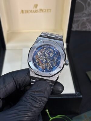 Audemars Piguet Royal Oak Skeleton Silver-Blue Dial
