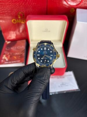 Omega Seamaster Diver 300M Gold-Blue Dial
