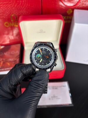 Omega Speedmaster Pilot Two Countries '40.5mm, Steel on Steel
