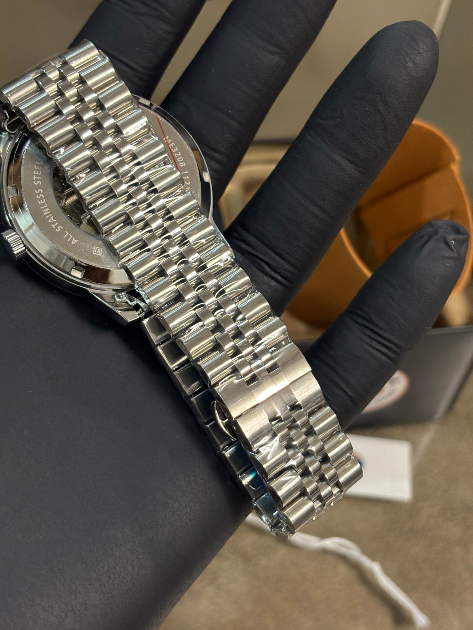Fossil Tourbillon Automatic Silver-Blue Dial - Image 8