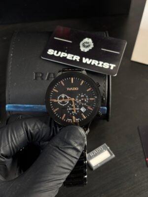 Rad_o centrix chronograph Black-Gold
