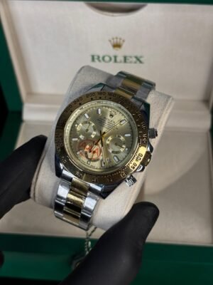 Rolex Oyster Perpetual Daytona Silver Gold