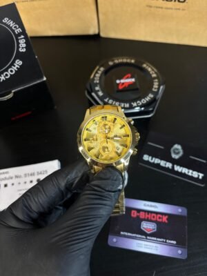 Casio Edifice Ex295 World Map Gold