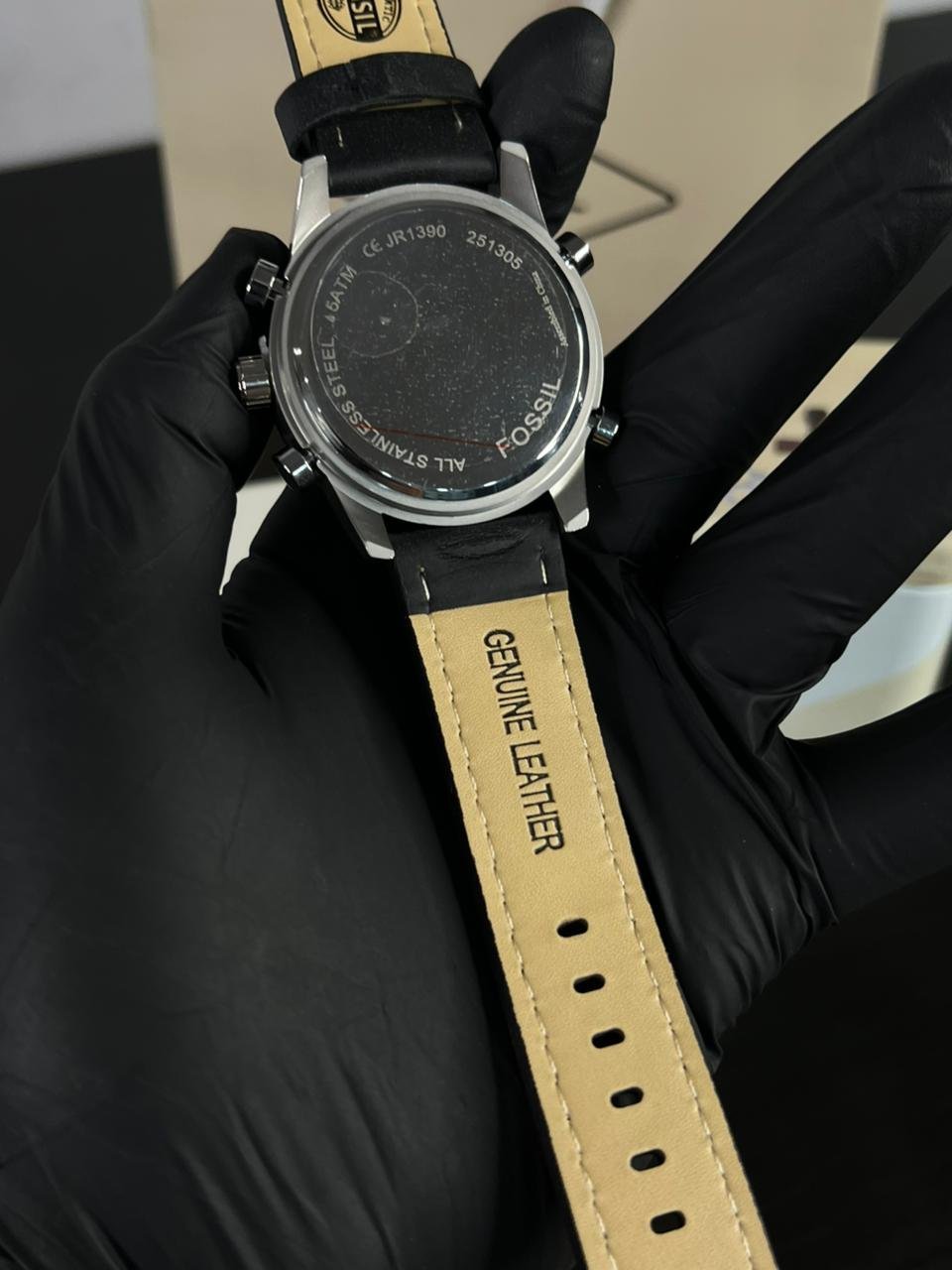 Fossil digital dual time BLACK-WHITE Dial - Image 6