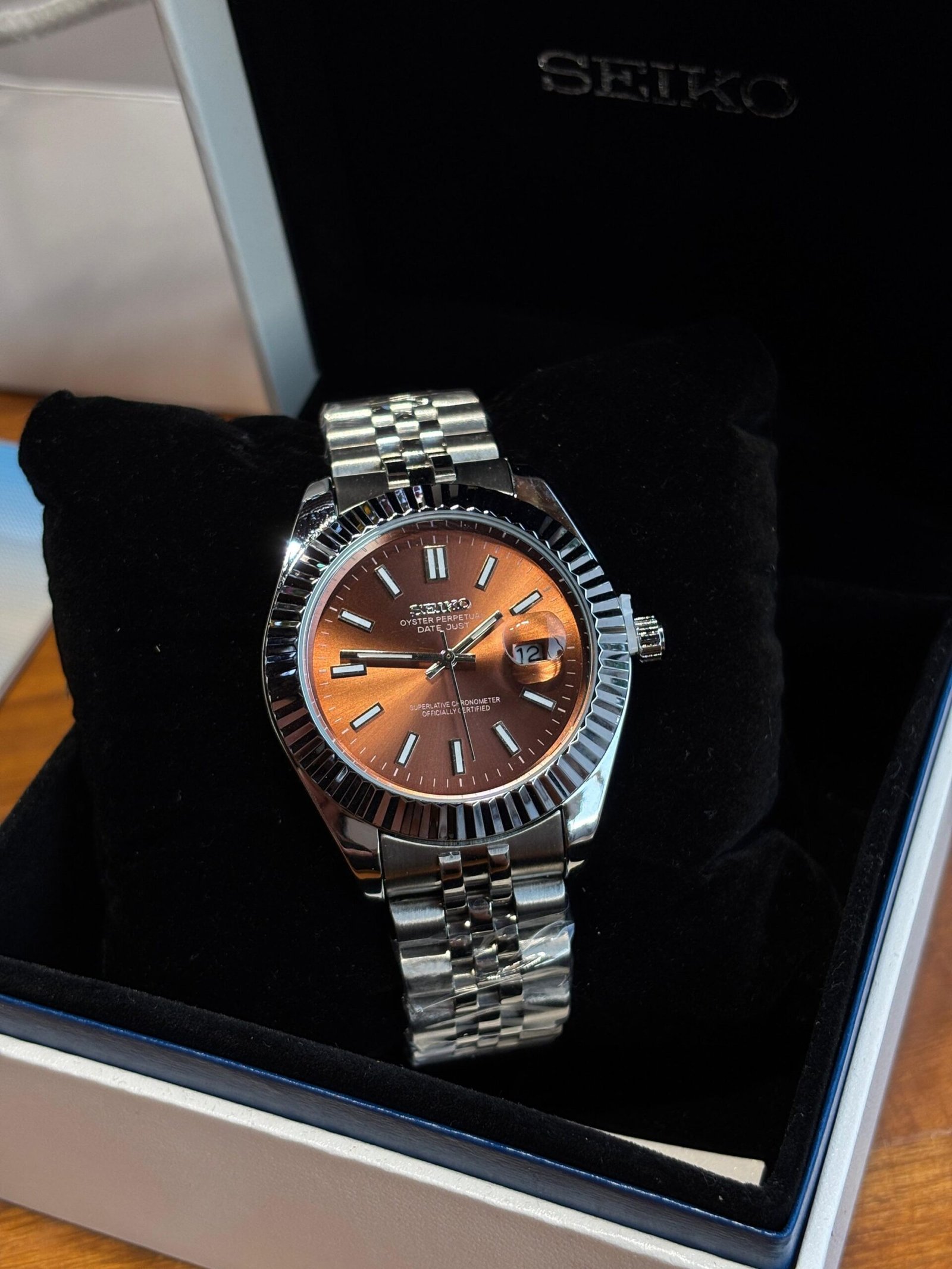 Seiko Oyster Perpetual Date Just Movment Like Automatic - Image 3