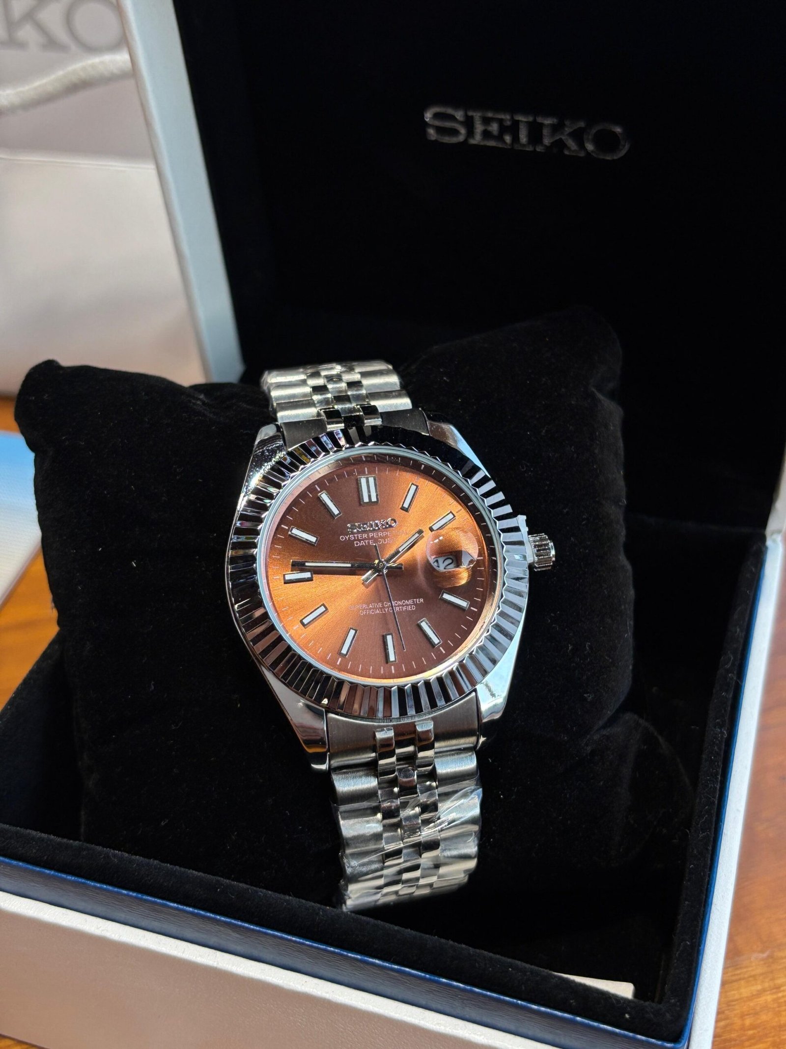 Seiko Oyster Perpetual Date Just Movment Like Automatic - Image 5