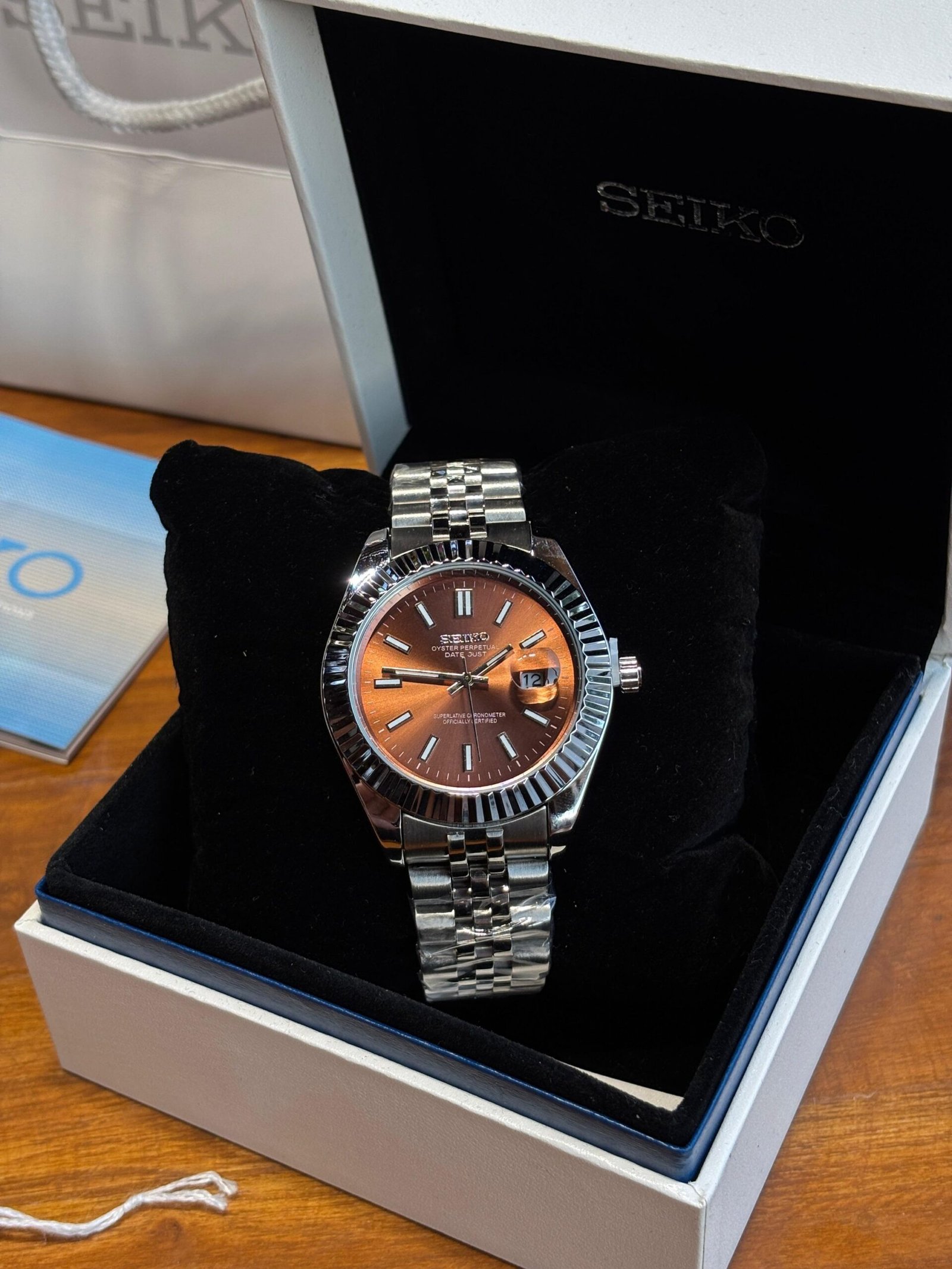 Seiko Oyster Perpetual Date Just Movment Like Automatic - Image 4