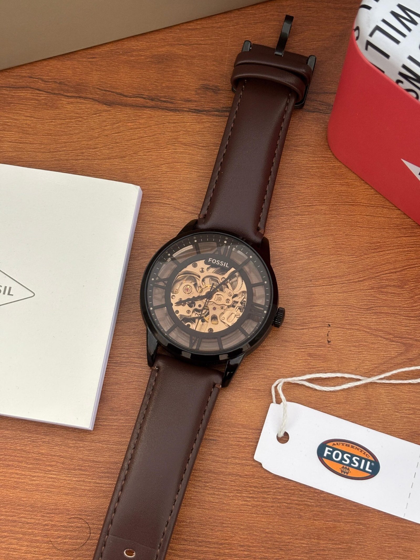 FOSSIL TOWNSMAN AUTOMATIC LEATHER PREMIUM QUALITY