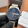 Armani Exchange Hampton SILVER BLUE DIAL