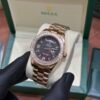 ROLEX OYSTER PERPETUAL DAY DATE GOLDEN BLACK DIAL DIAMOND PREMIUM QUALITY