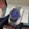 ROLEX OYSTER PERPETUAL DAY DATE SILVER DARK BLUE ARABIC DIAL