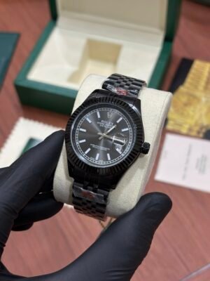 ROLEX OYSTER PERPETUAL DATE JUST BLACK DIAL