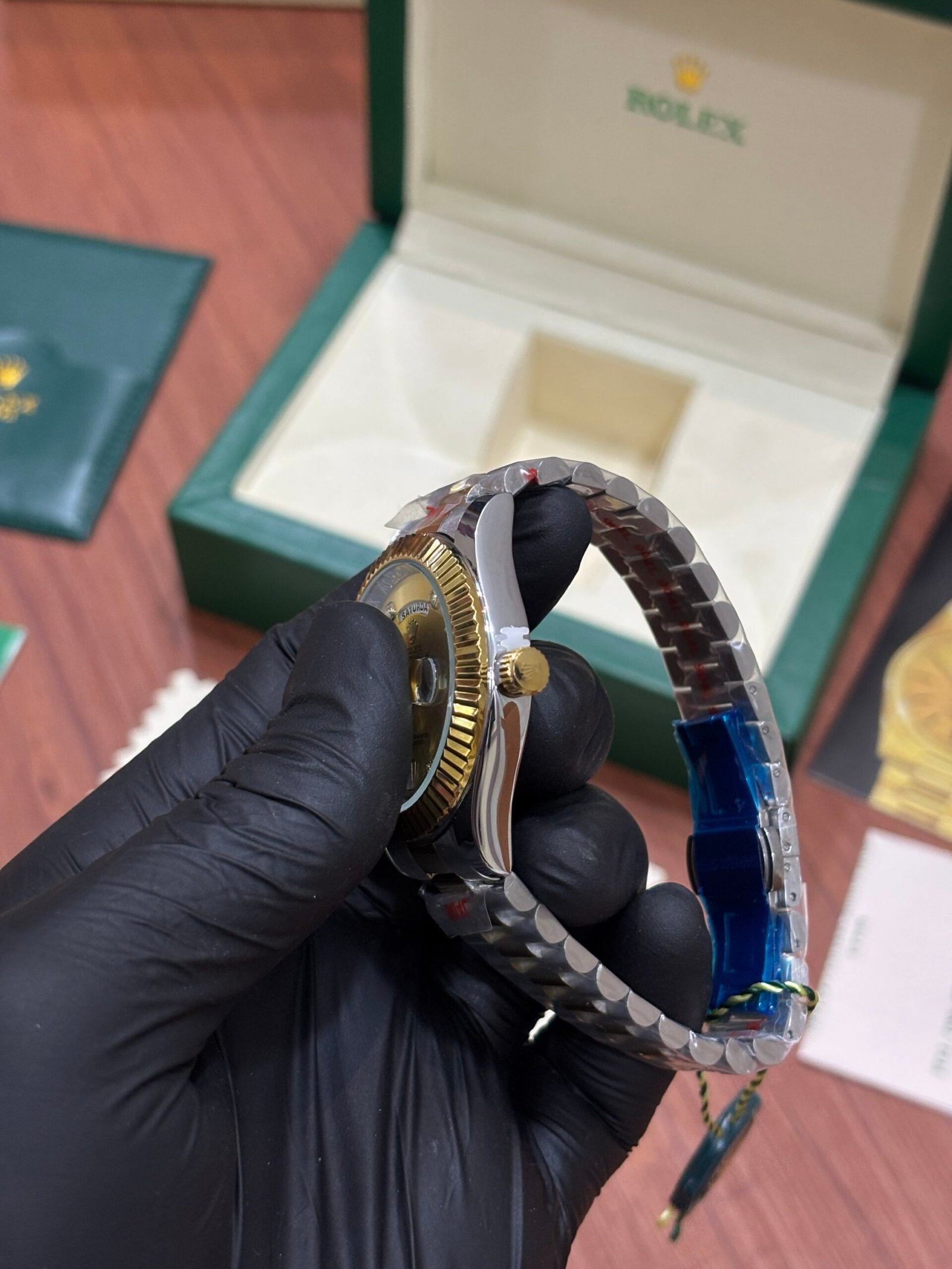 ROLEX OYSTER PERPETUAL DAY DATE DIAMOND PREMIUM QUALITY - Image 4