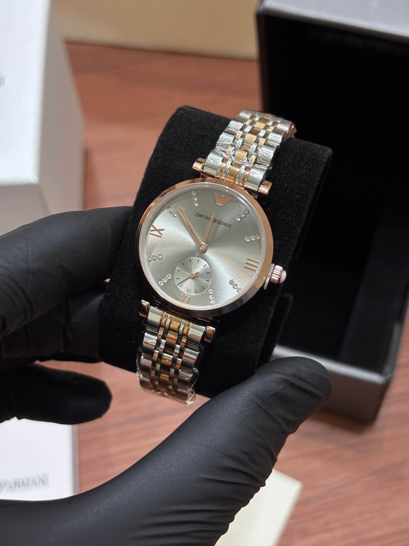 EMPORIO ARMANI CLASSIC TWO TONE